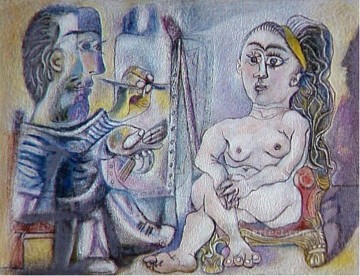 El artista y su modelo 6 1963 Pablo Picasso Pinturas al óleo